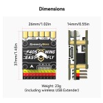 Vendite calde JHEMCU RuiBet 45A/55A ESC blheli _ S Dshot600 4 in1 Brushless ESC 3-6S 30.5x30.5 M4 per Drone Controller di volo RC